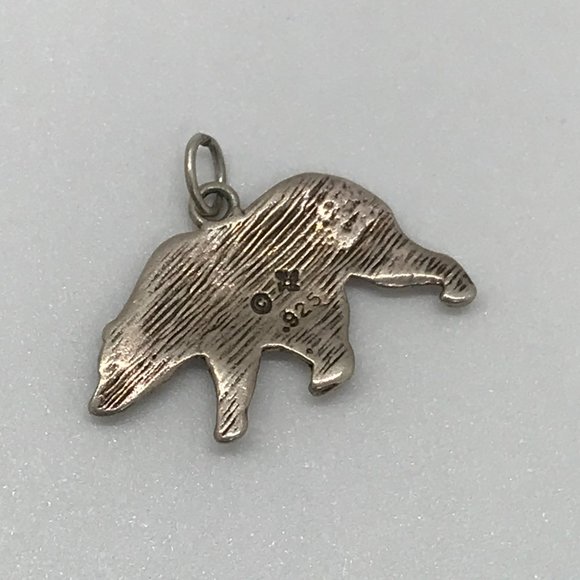 Sterling Silver Bear Pendant - Picture 3 of 3